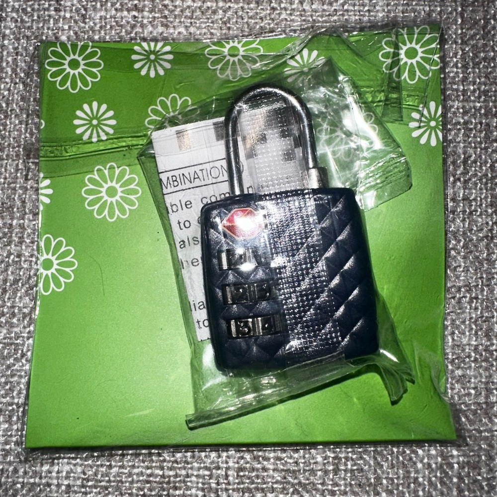 NEW Vera Bradley Rolling Luggage Lock Replacement Number Code System SEALED